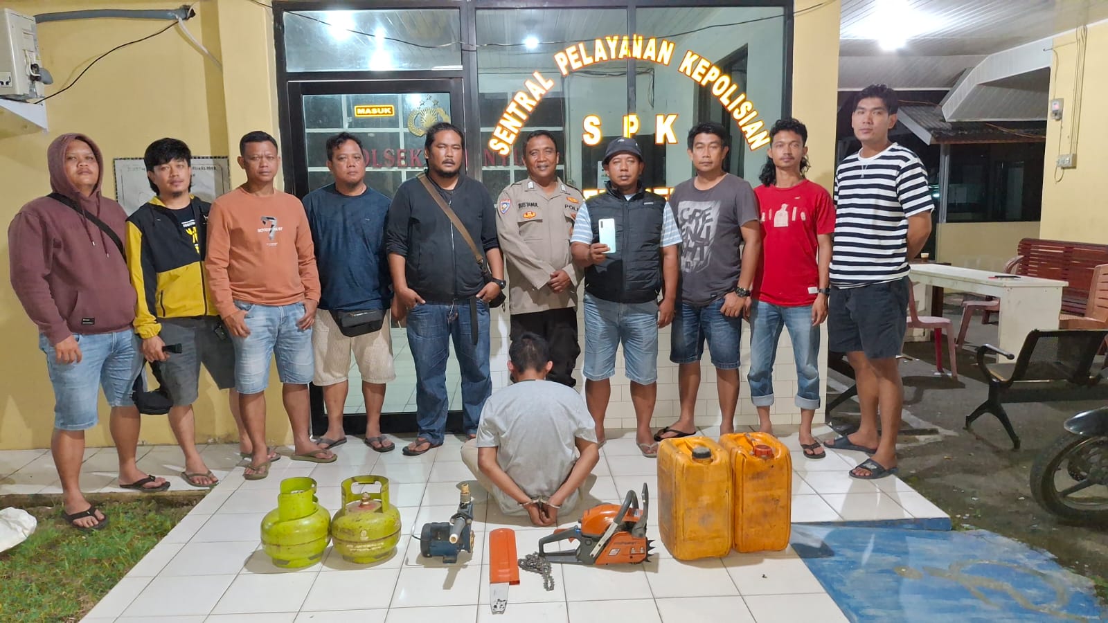 Residivis Kembali Ditangkap, Usai Bobol Empat Rumah Warga di Belinyu