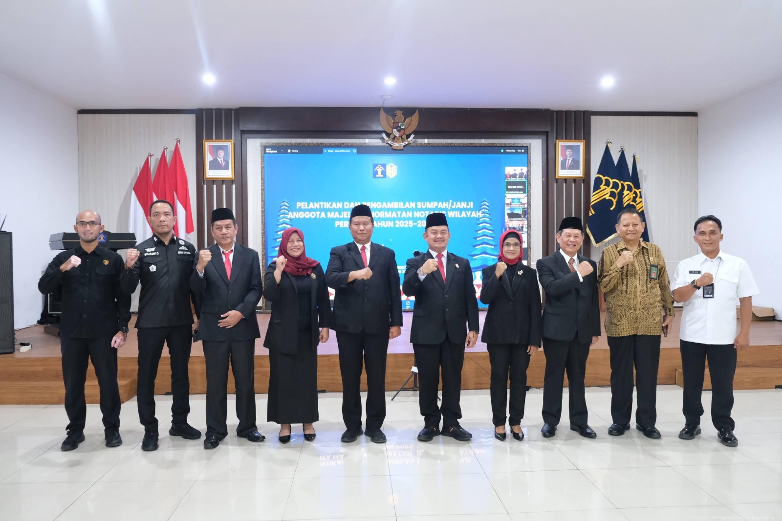 Kanwil Kemenkum Babel dilantik sebagai Majelis Kehormatan Notaris Babel Periode 2025-2028