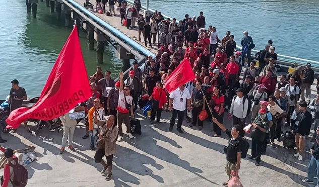  Solidaritas 1500 Kader PDIP Babel Semarakkan Bulan Bung Karno di Stadion GBK Jakarta