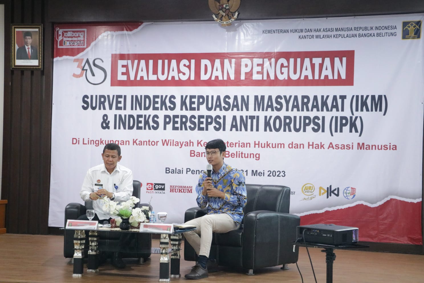 Tingkatkan Kualitas Layanan Publik, Kemenkumham Babel Laksanakan Penguatan Survei IPK/IKM