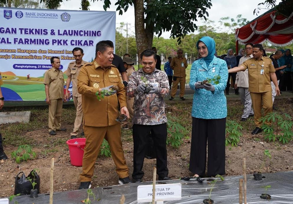 Sinergi Bank Indonesia dan PKK Cikar Mendorong Good Agricultural Practices 