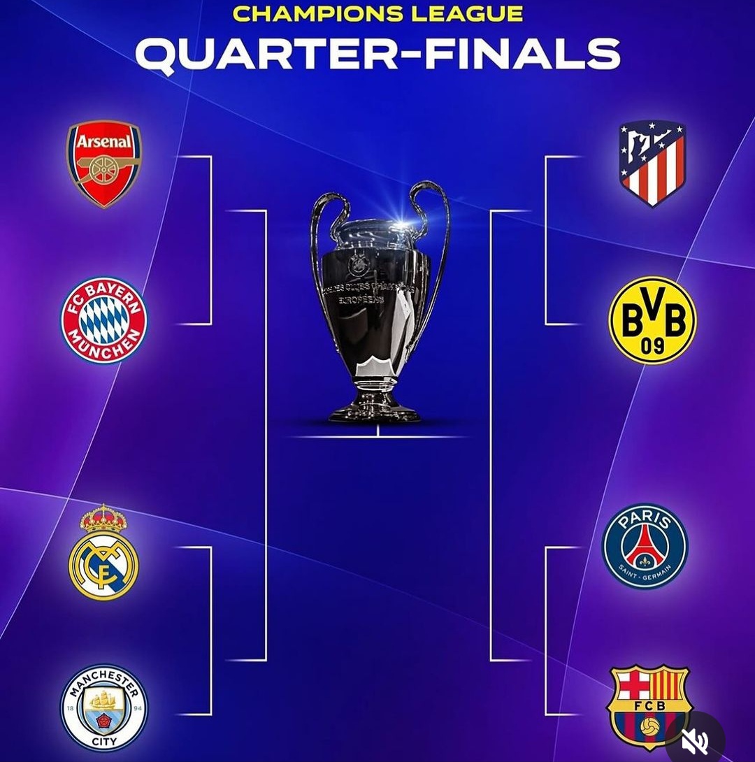 Hasil Undian 8 Besar Liga Champions, Final Kepagian Madrid Vs Man City   