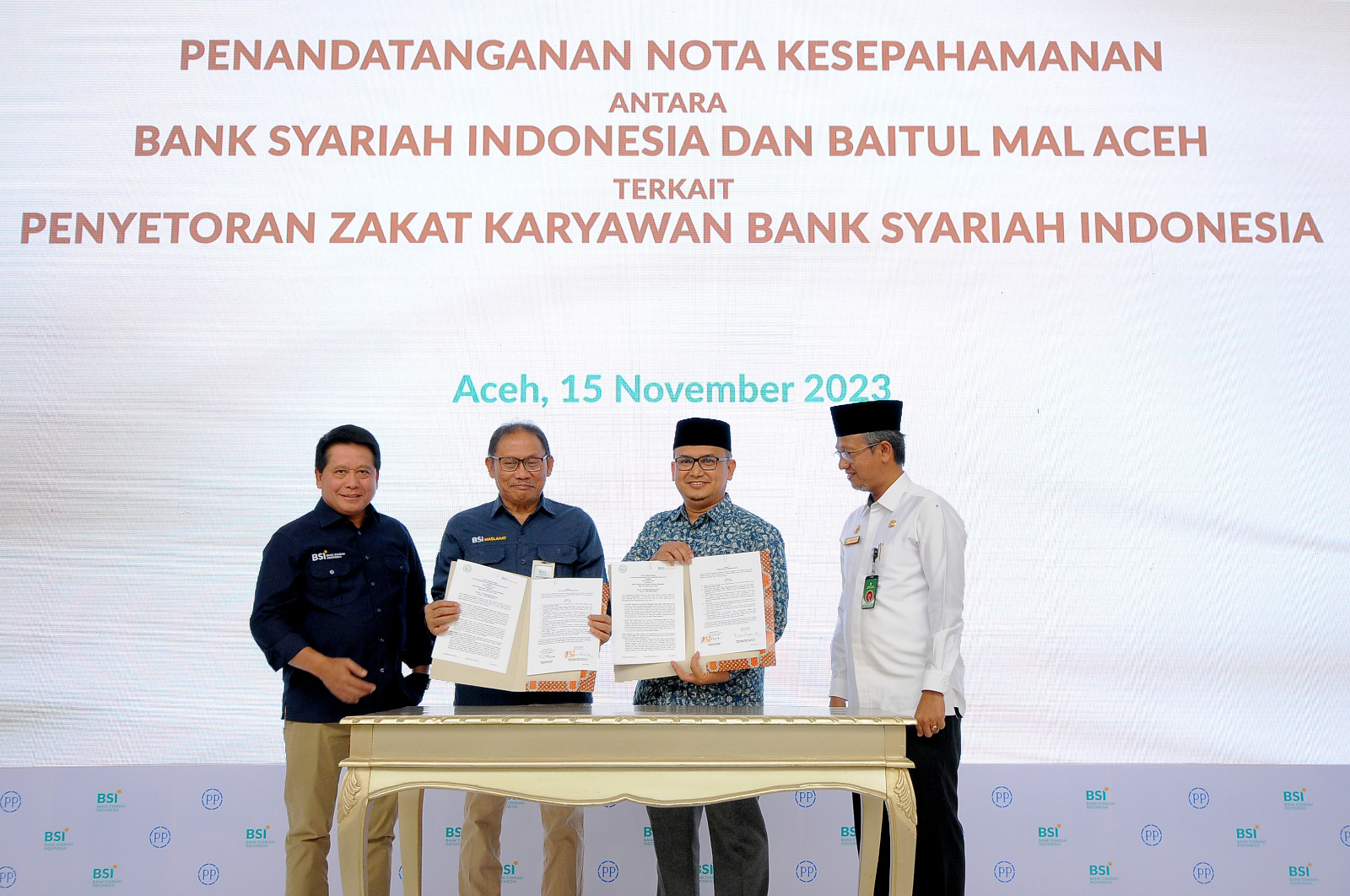 BSI Perkuat Ekosistem Ziswaf di Aceh, Sinergi dengan Baitul Mal Aceh