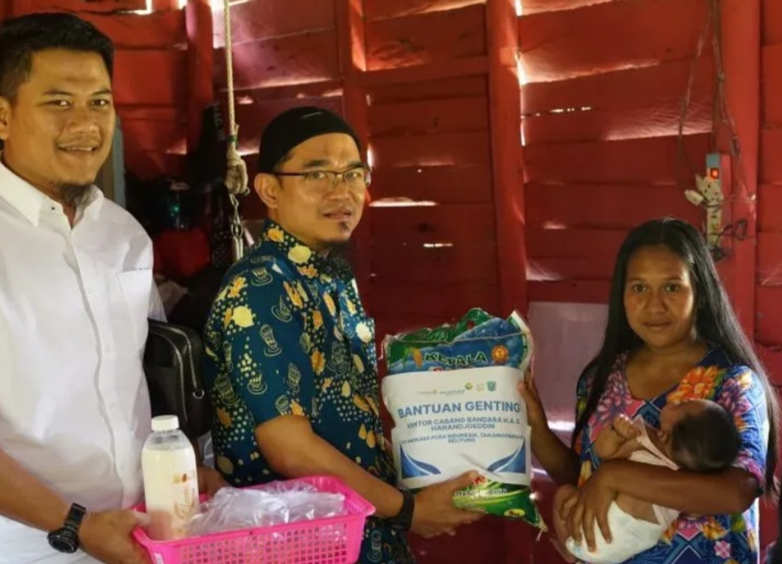 Bandara H. AS Hanandjoeddin Jadi Orang Tua Asuh Cegah Stunting