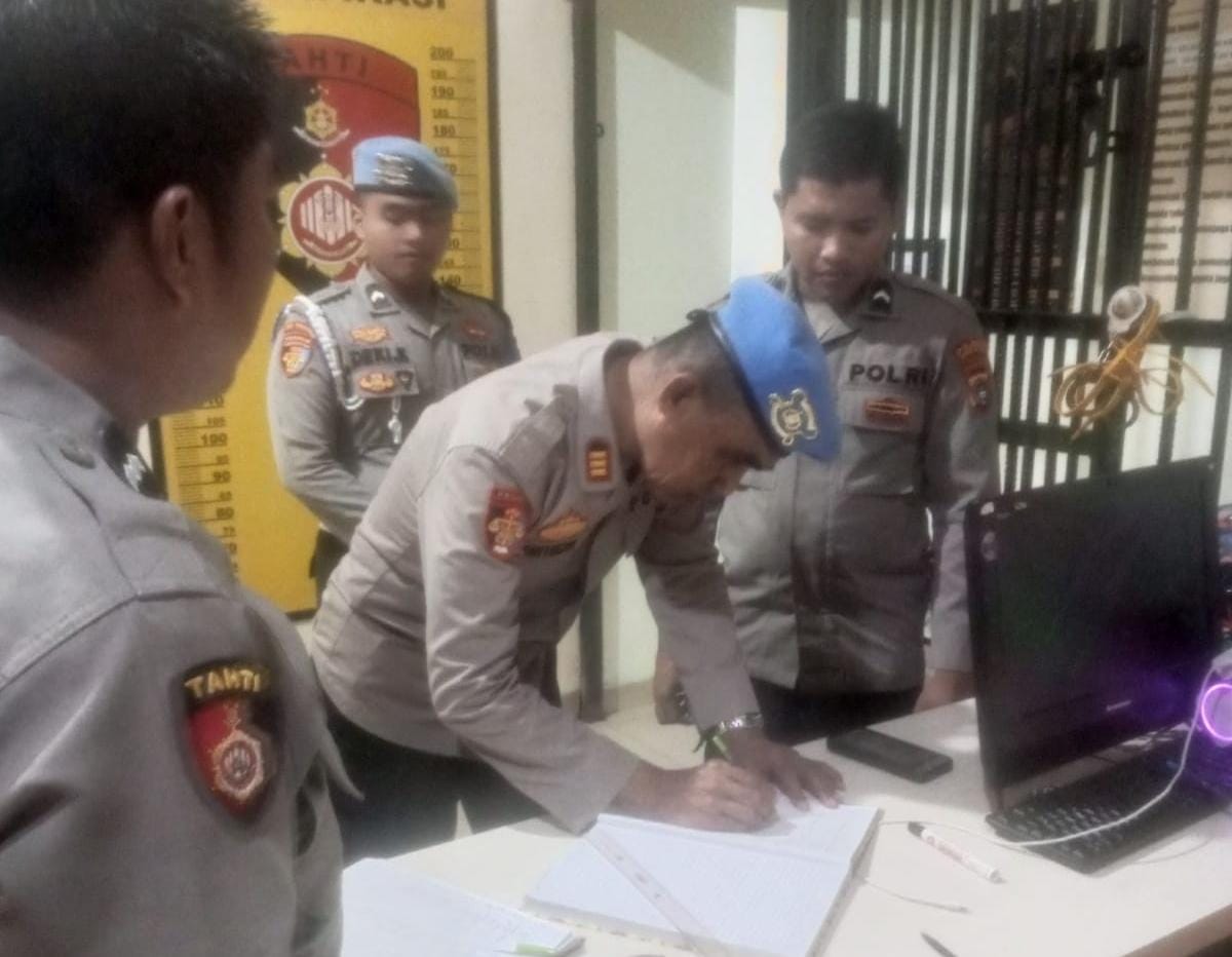 Propam Polresta Pangkalpinang Sidak Penjagaan Mako, SPKT hingga Ruang Tahanan