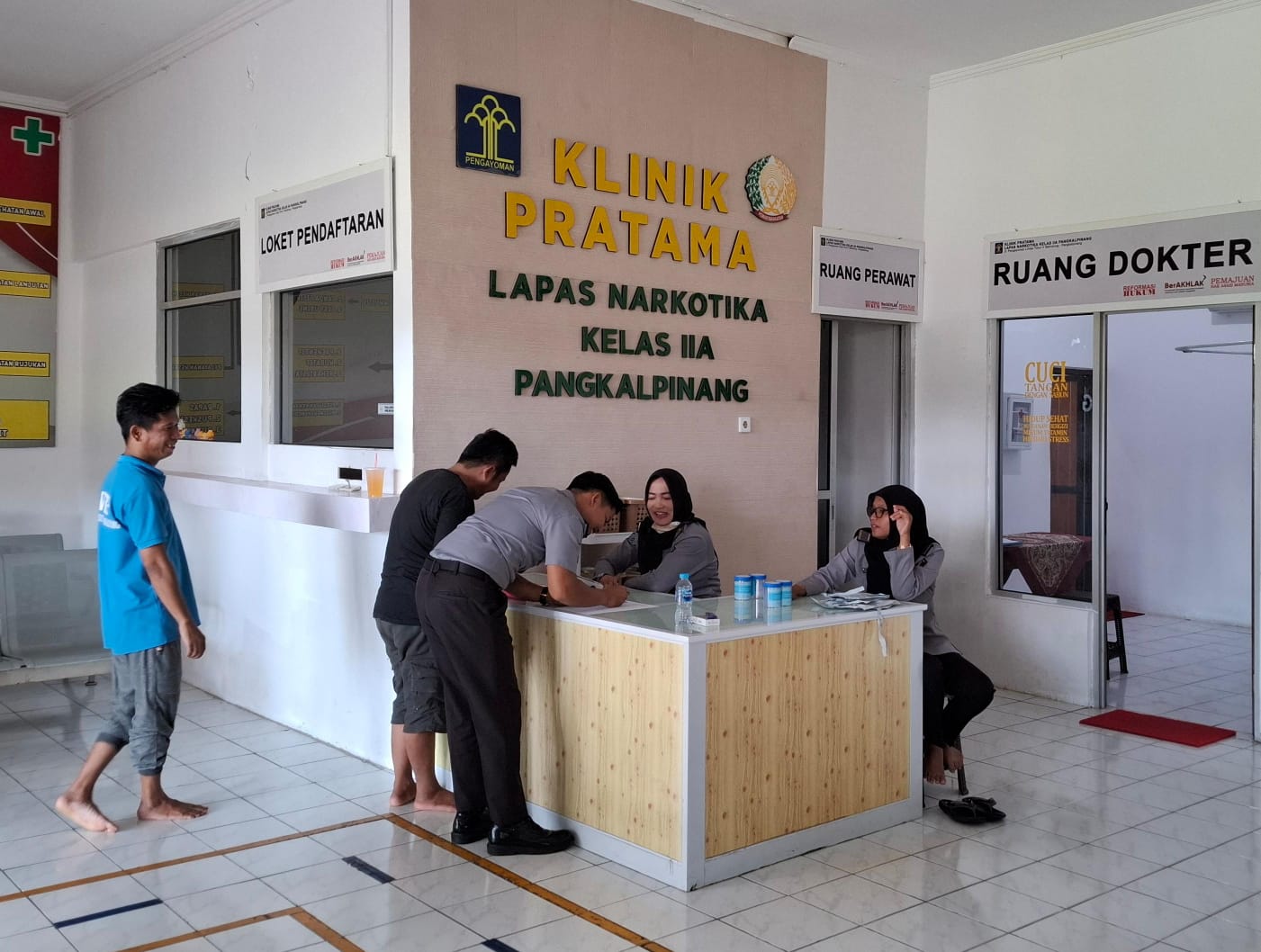 Dukung P4GN, Lapas Narkotika Pangkalpinang Rutin Tes Urine Pegawai dan Warga Binaan