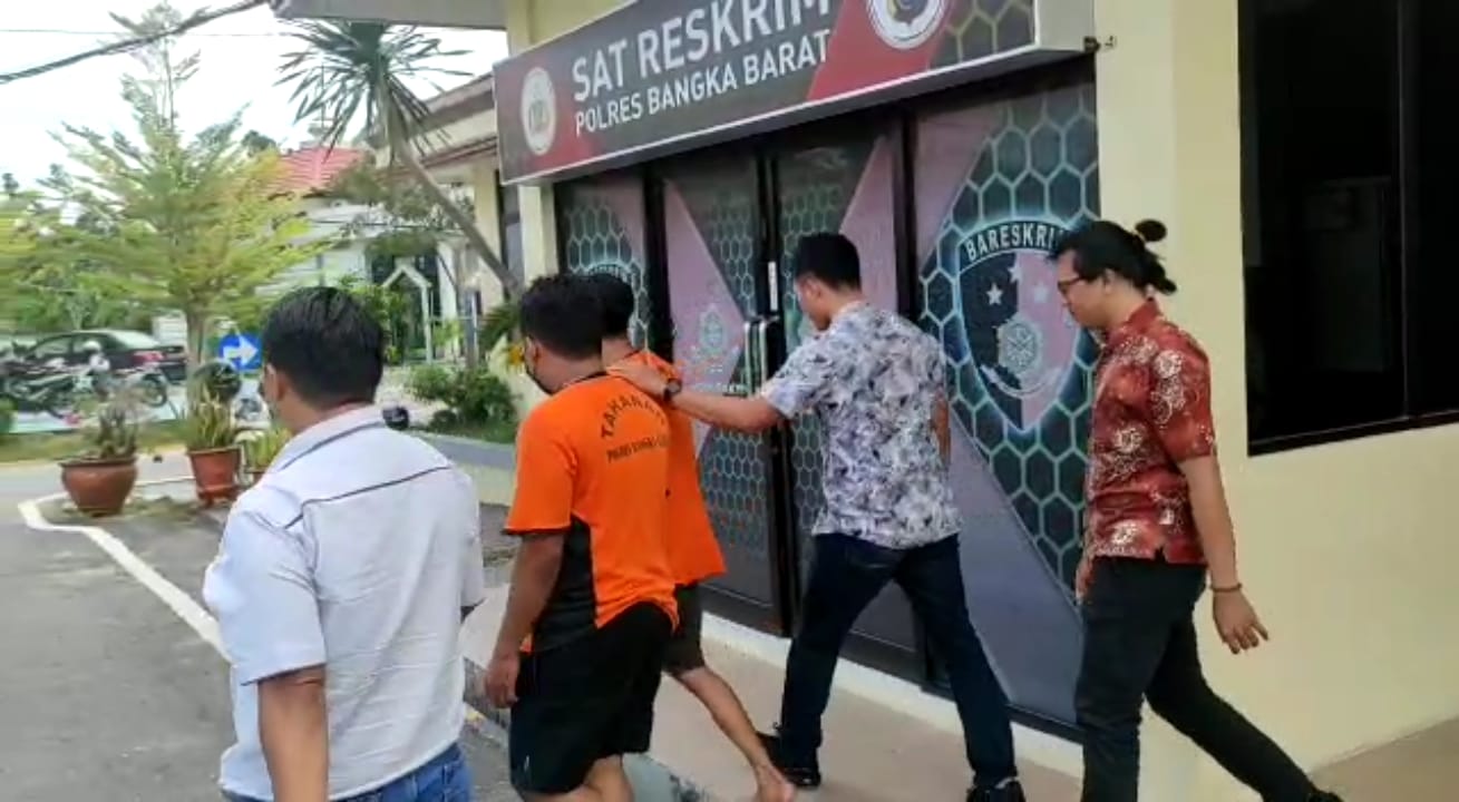 Tiga Bulan Ngedar Sabu, Dua Pemuda Muntok Dibekuk Polisi