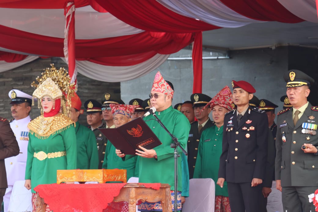 Upacara HUT ke 80 Republik Indonesia di Basel, Bupati Siap Ikuti Arahan Presiden 