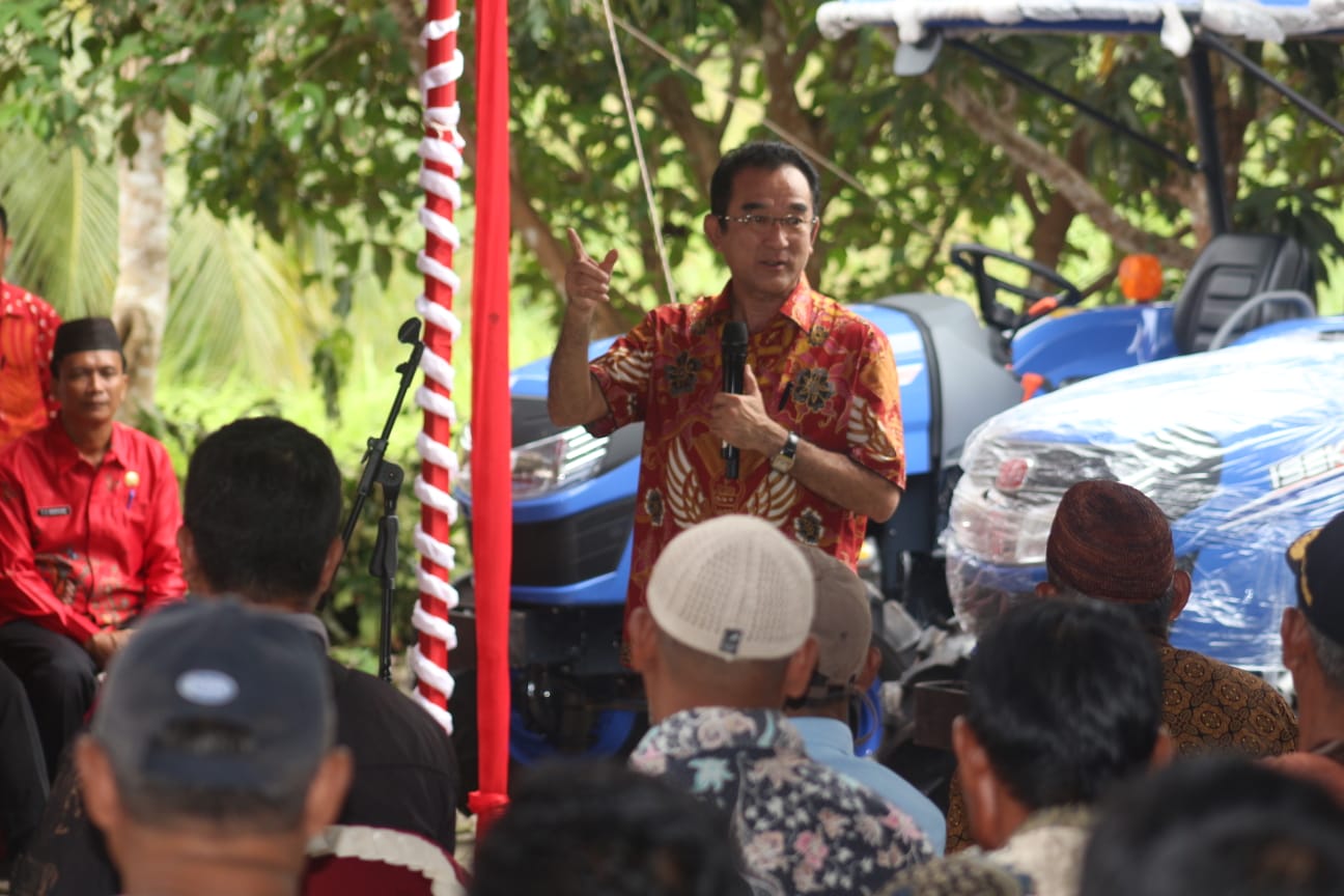 Rudianto Tjen Perjuangkan Aspirasi Petani Babel Didengar Presiden Jokowi