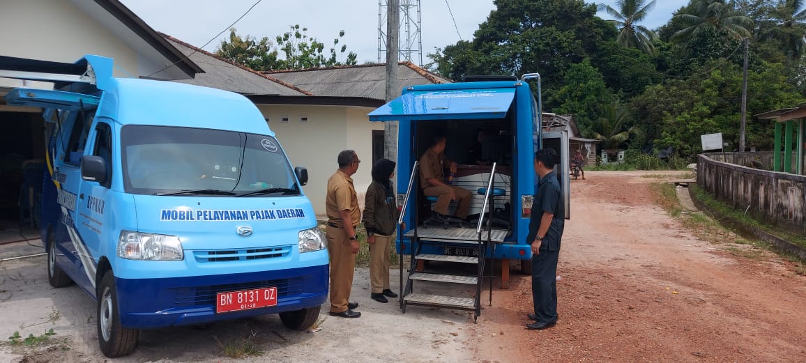 Kejar Target! Mobil Layanan Pajak Bangka Keliling Lagi