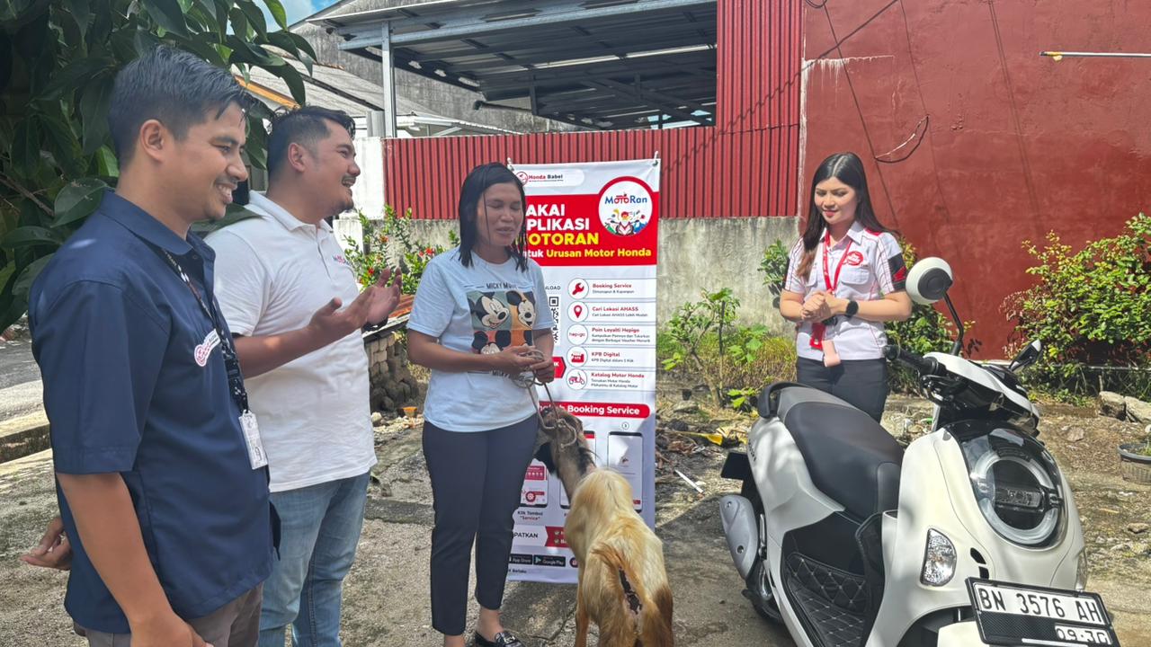 Honda Babel Rayakan Idul Adha 1447 H dengan Semangat Berbagi Bersama Konsumen Setia