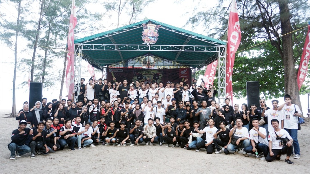 6Th Anniversary IMHB, Ratusan Bikers Honda Babel Bersatu