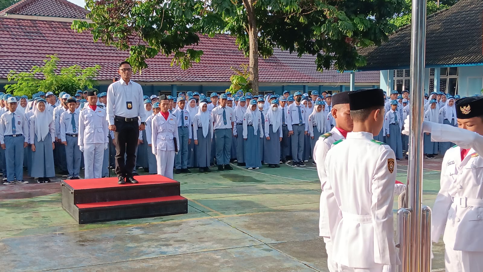 15 Perwira Polresta Pangkalpinang Jadi Irup di Sekolah, Sampaikan Pesan Ini untuk Pelajar 