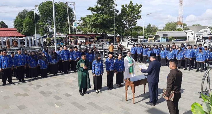 91 PPPK Tahap 2 Belitung Timur Resmi Dilantik, Kontrak Setahun Jadi Ujian Kinerja