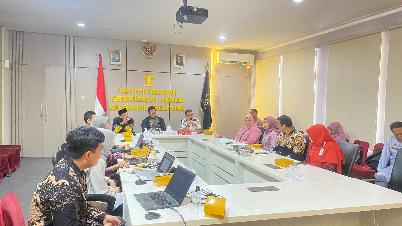 Kemenkum Babel Harmonisasikan Ranperkada Perbaikan Rumah Tidak Layak Huni Kota Pangkal Pinang
