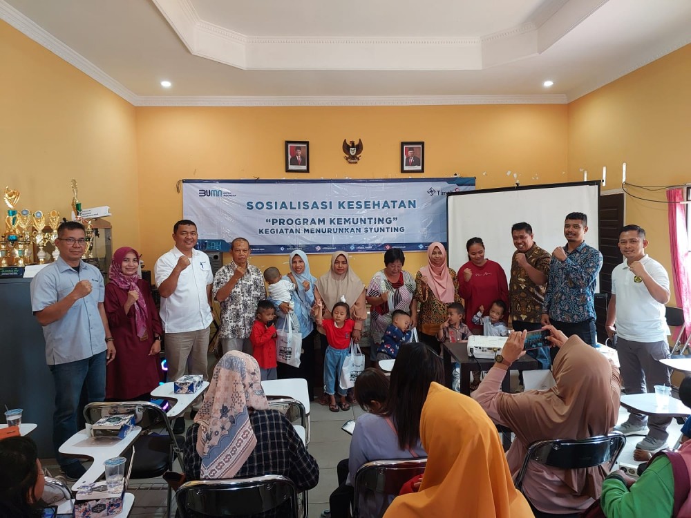 Program Kemunting PT Timah Tbk Hadir di Belitung Timur, Edukasi Stunting kepada Warga Desa Mengkubang