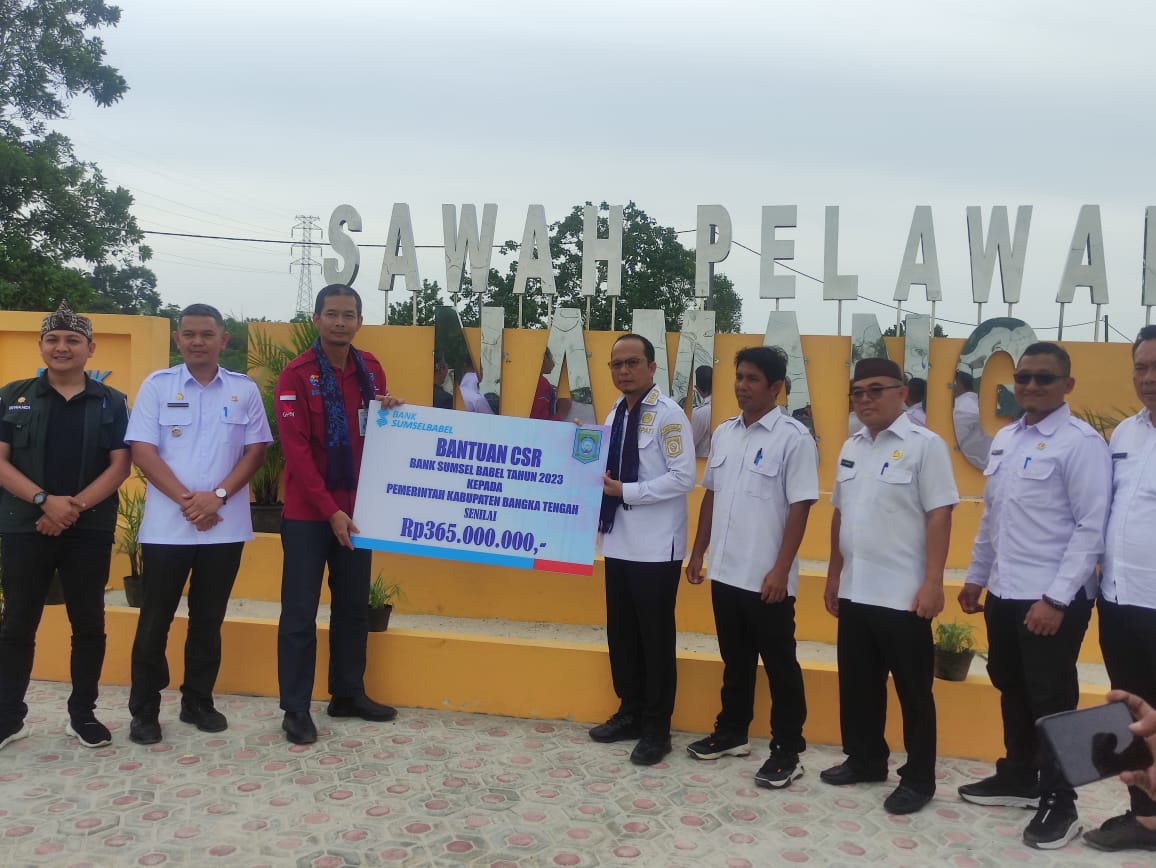 Bank Sumsel Babel Salurkan CSR Rp365 Juta Kembangkan Agrowisata Desa Namang