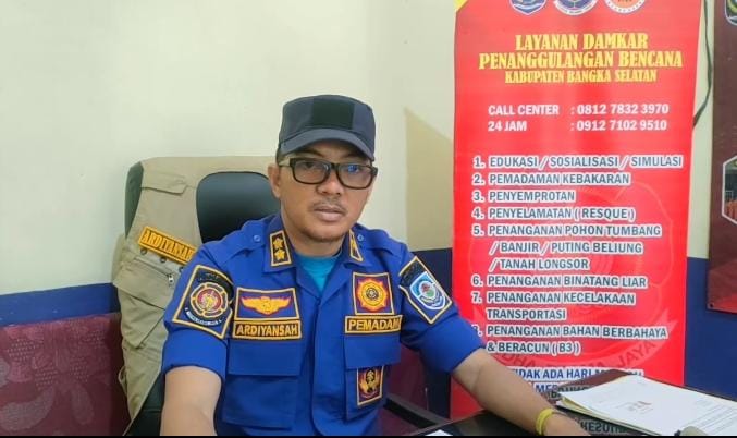 Triwulan Pertama, Damkar Basel Berhasil Menangani Kasus Bencana Alam dan Non Bencana Alam, Segini Totalnya