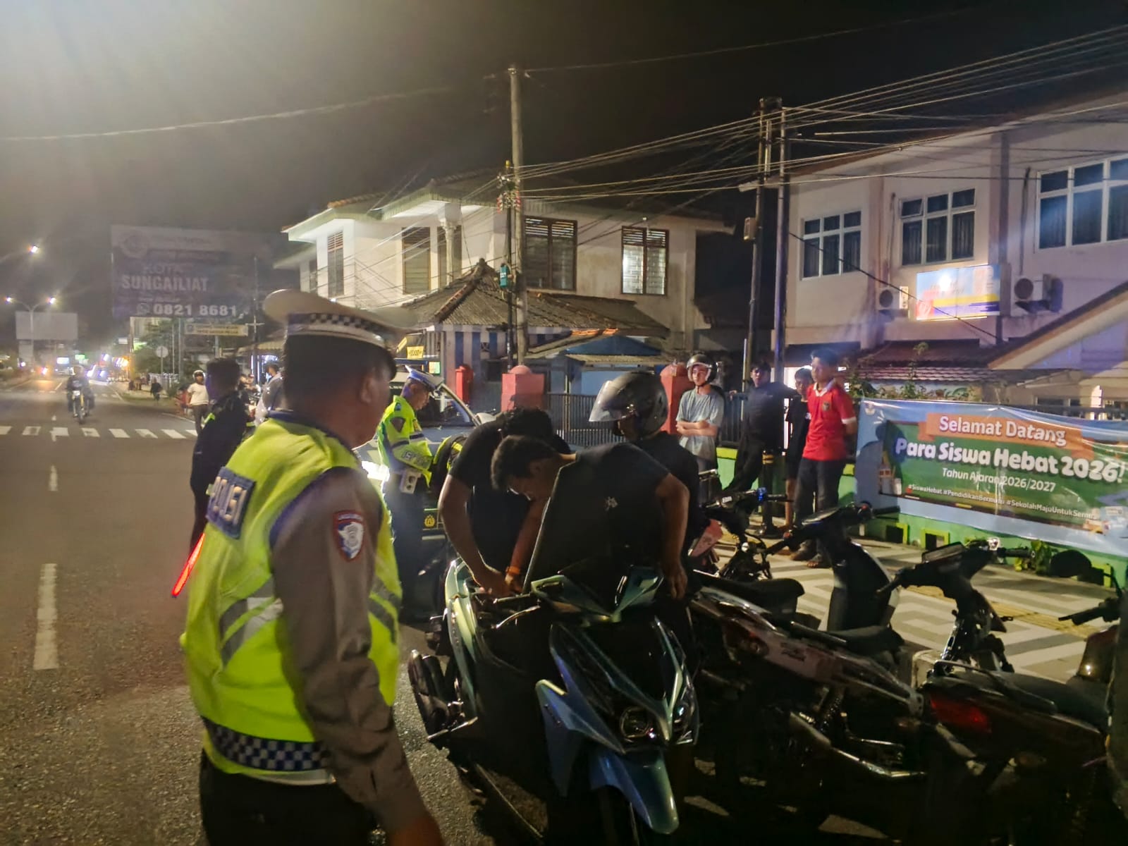 Motor Knalpot Brong Diincar Satlantas Polres Bangka, 12 Pengendara Terjaring