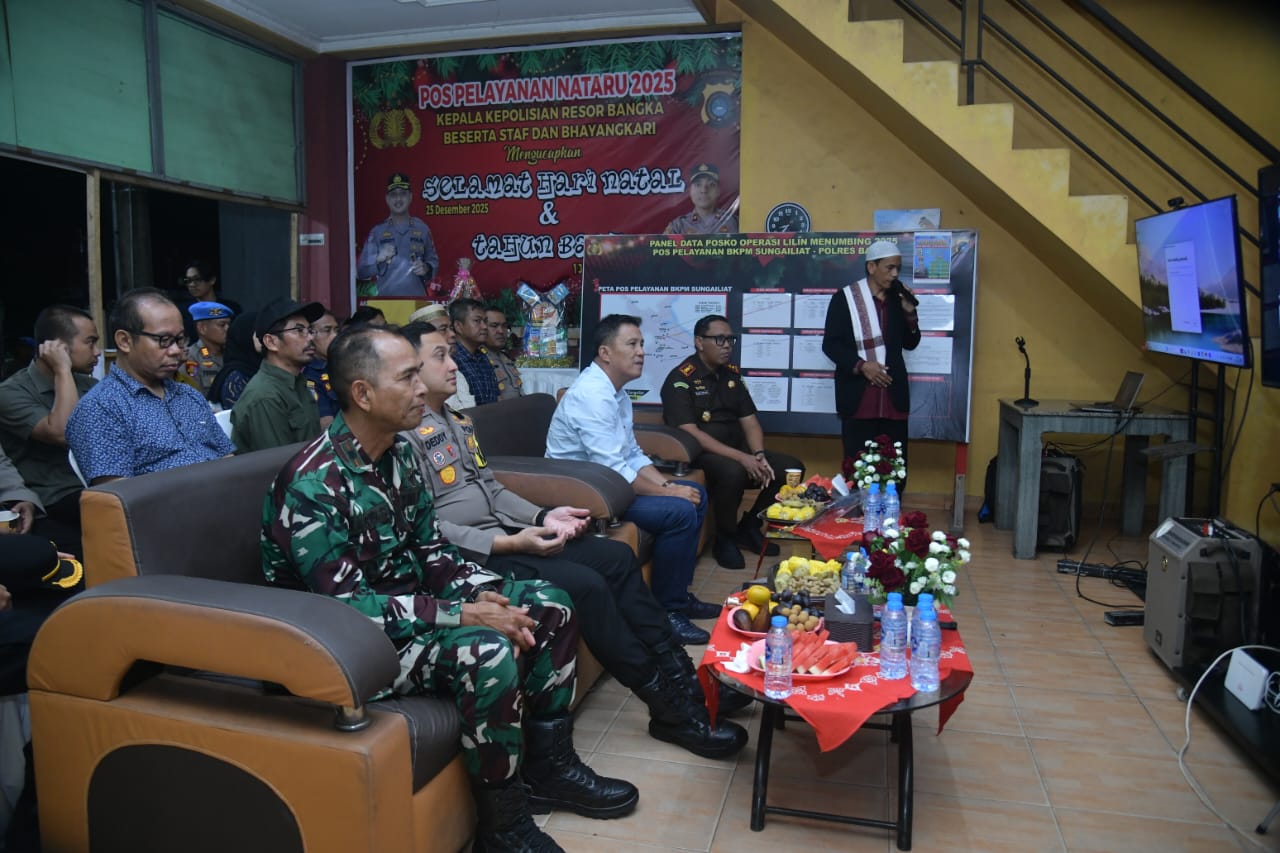 Forkompinda Bangka Pantau Pergantian Tahun Baru 2026, Pastikan Kondusif