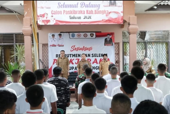 137 Pelajar Ikuti Seleksi Paskibraka Kabupaten Bangka 2026