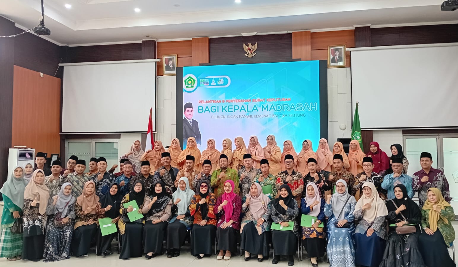 Usai Dilantik, 28 Kepsek Madrasah Negeri se Babel Ditutut Power Full Hadapi TA Baru