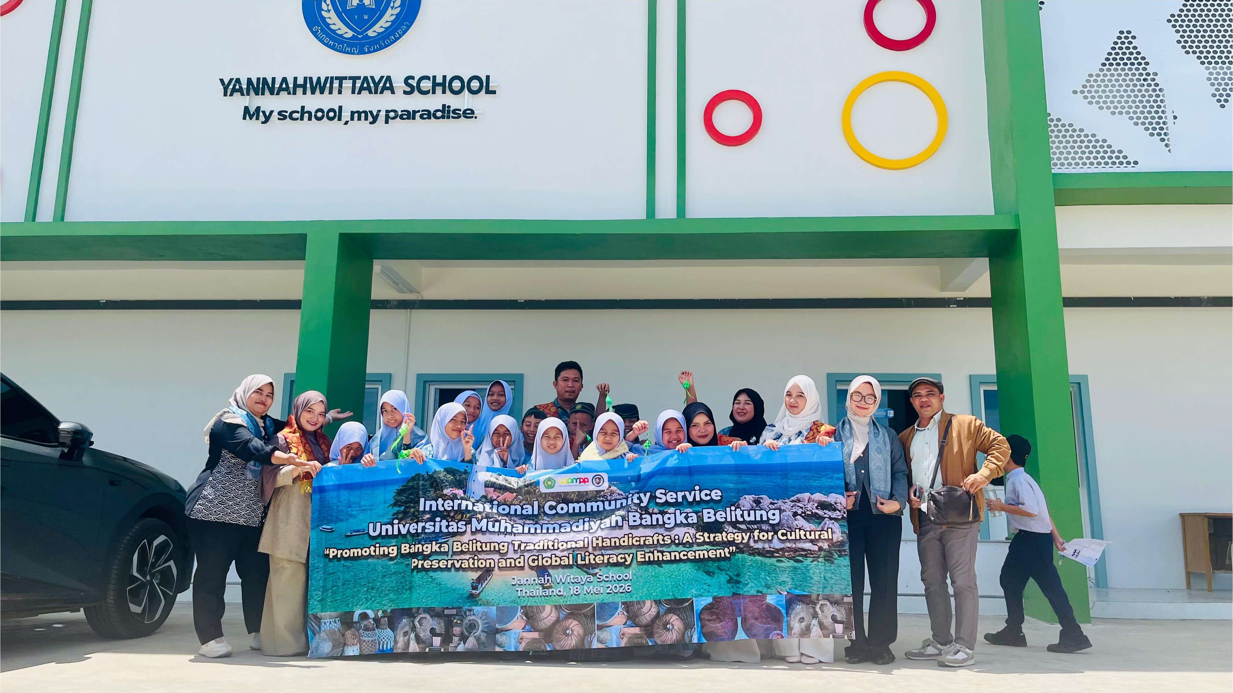 Unmuh Babel Laksanakan PKM Internasional di Jannah Wiyata School Hat Yai