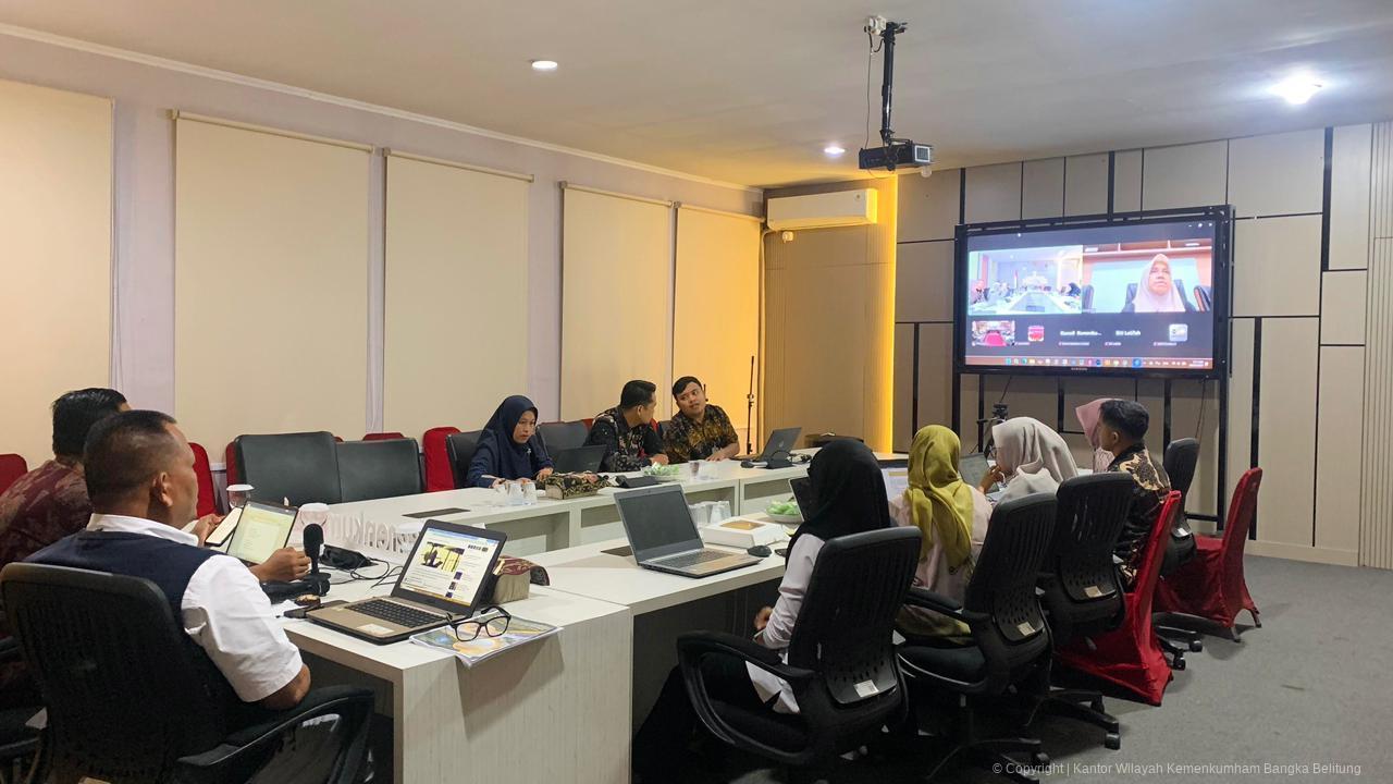 Kanwil Kemenkum Babel Harmonisasikan Tujuh Raperbup Kabupaten Belitung Timur