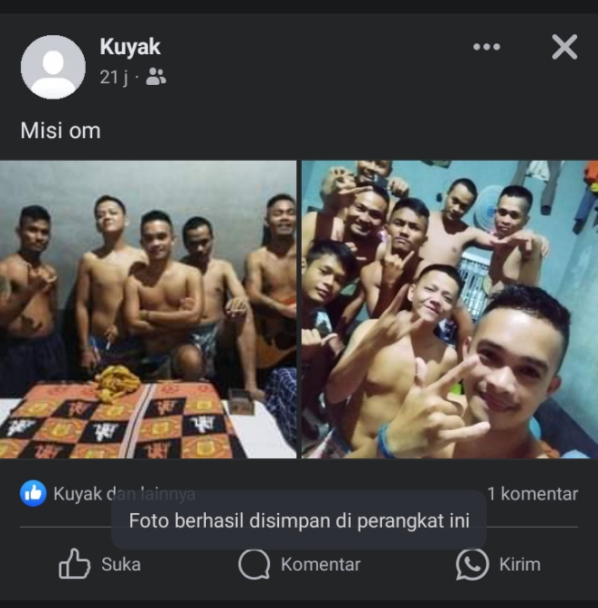 Foto Selfie Warga Binaan yang Beredar di Medsos, Irfani: Bukan dari Lapas Kelas IIA Pangkalpinang