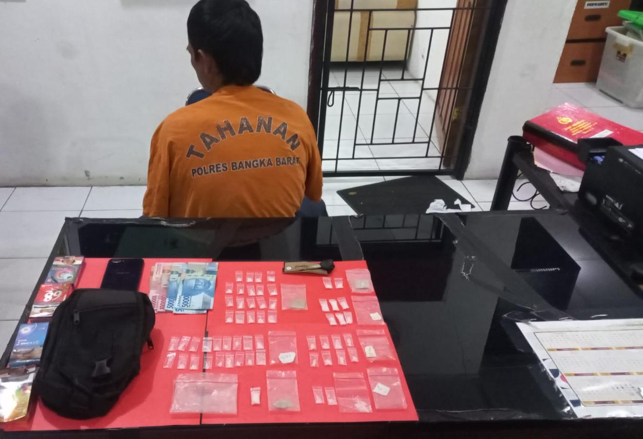 BD Sabu Ditangkap Tim Hantu Saat Ngopi