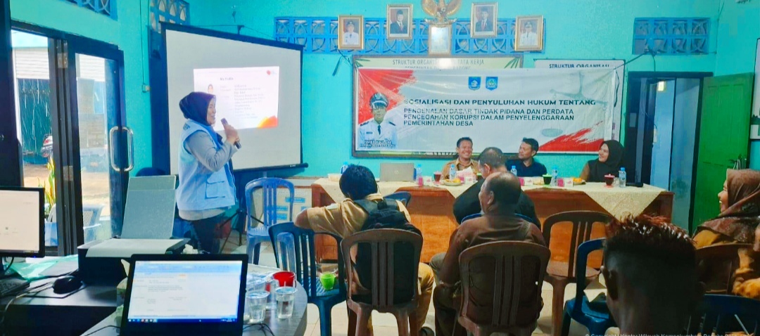 Kanwil Kemenkum Babel Dukung Desa Peradong Perkuat Pencegahan Korupsi dari Tingkat Desa