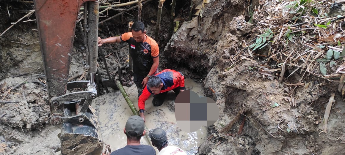 Penambang Tertimbun Tanah Ditemukan Tewas, Posisinya Duduk Tertindih Batu 