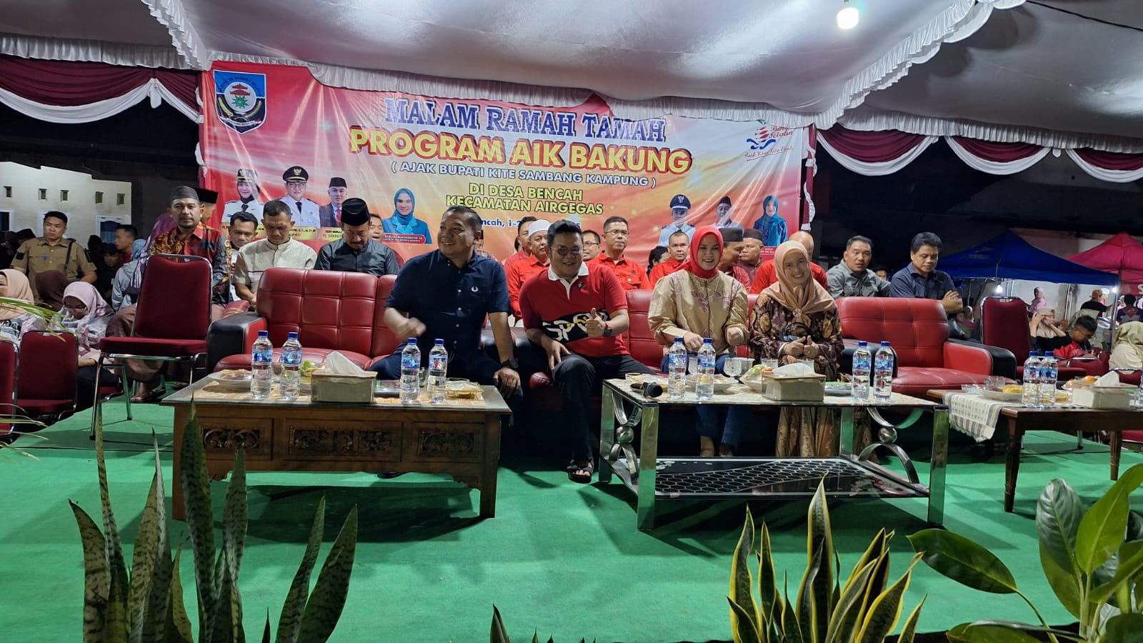 Kades Sebut Masyarakat Bencah Sambut Aik Bakung Dengan Penuh Semangat