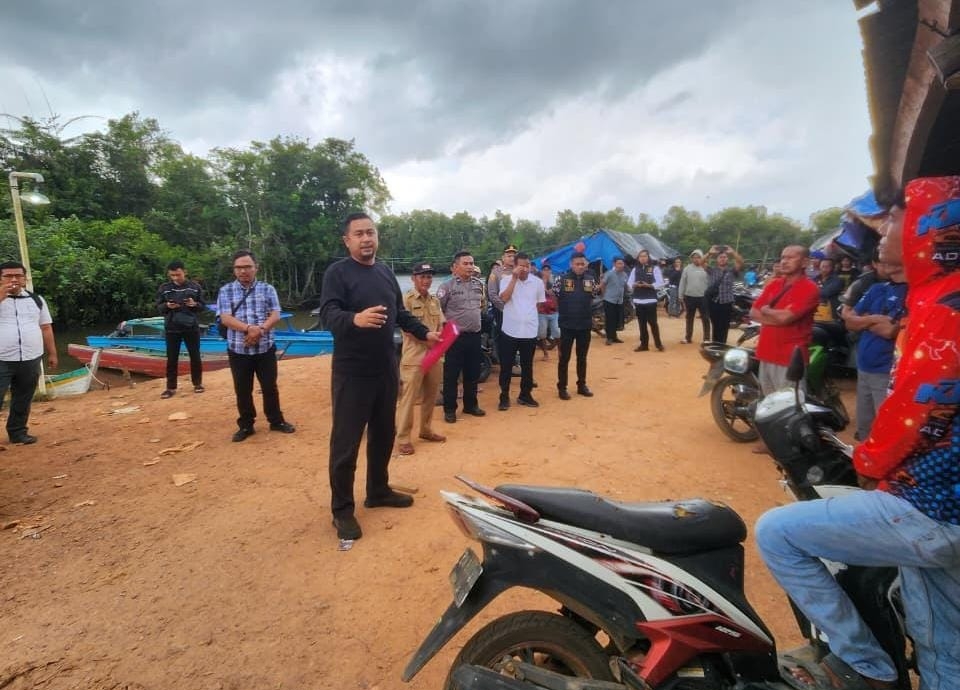 Tambang Ilegal di Kawasan DAS Jasa Bahrain Ditertibkan Polda Babel