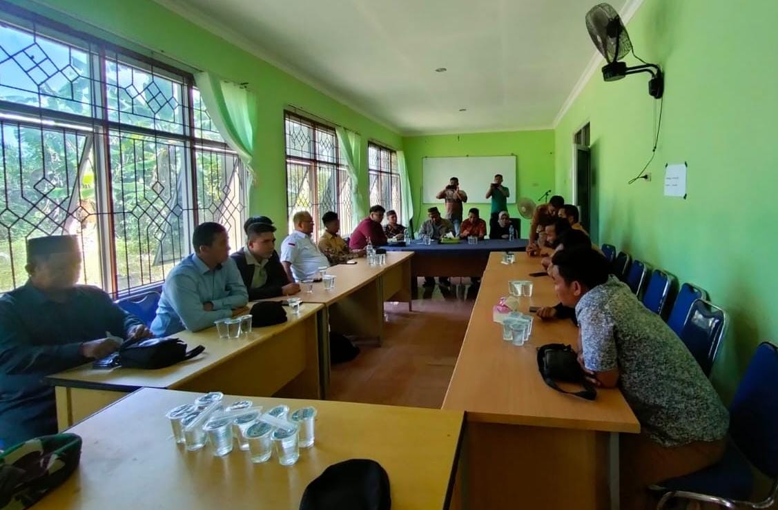 DPRD Basel Lintas Komisi RDP Bersama Kades dan BPD, Bahas HGU di Lepar