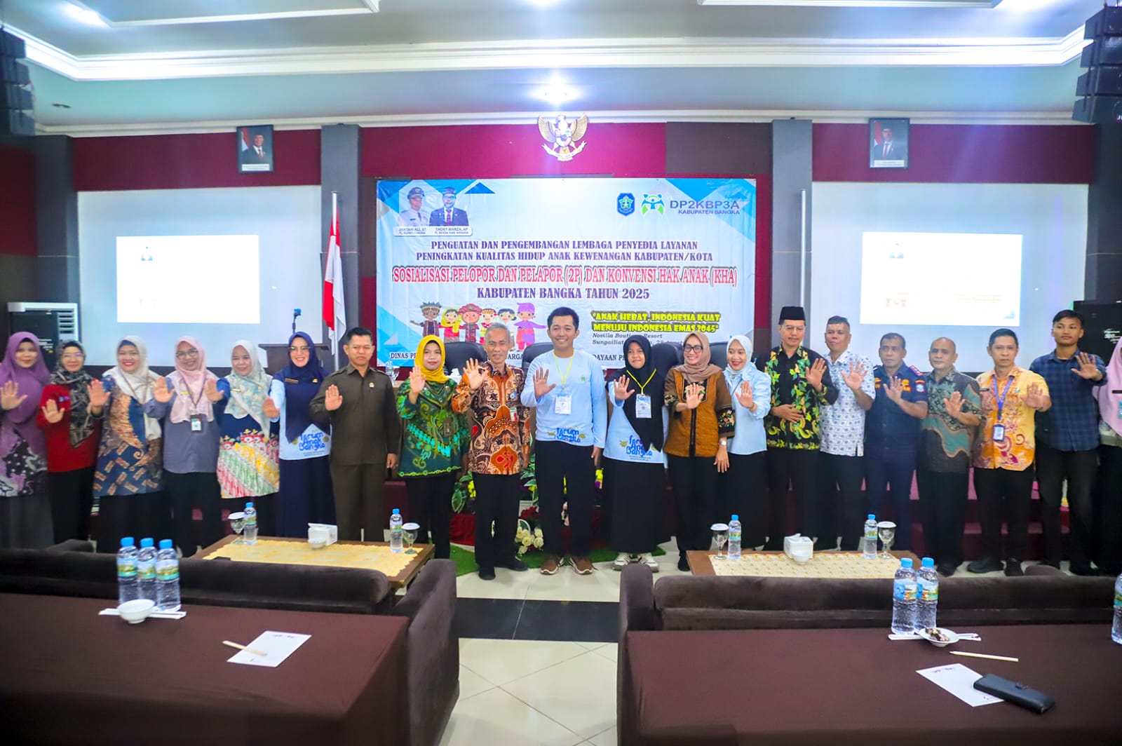 DP2KBP3A Kabupaten Bangka Gelar Sosialisasi Pelopor dan Pelapor (2P) dan Konvensi Hak Anak (KHA)