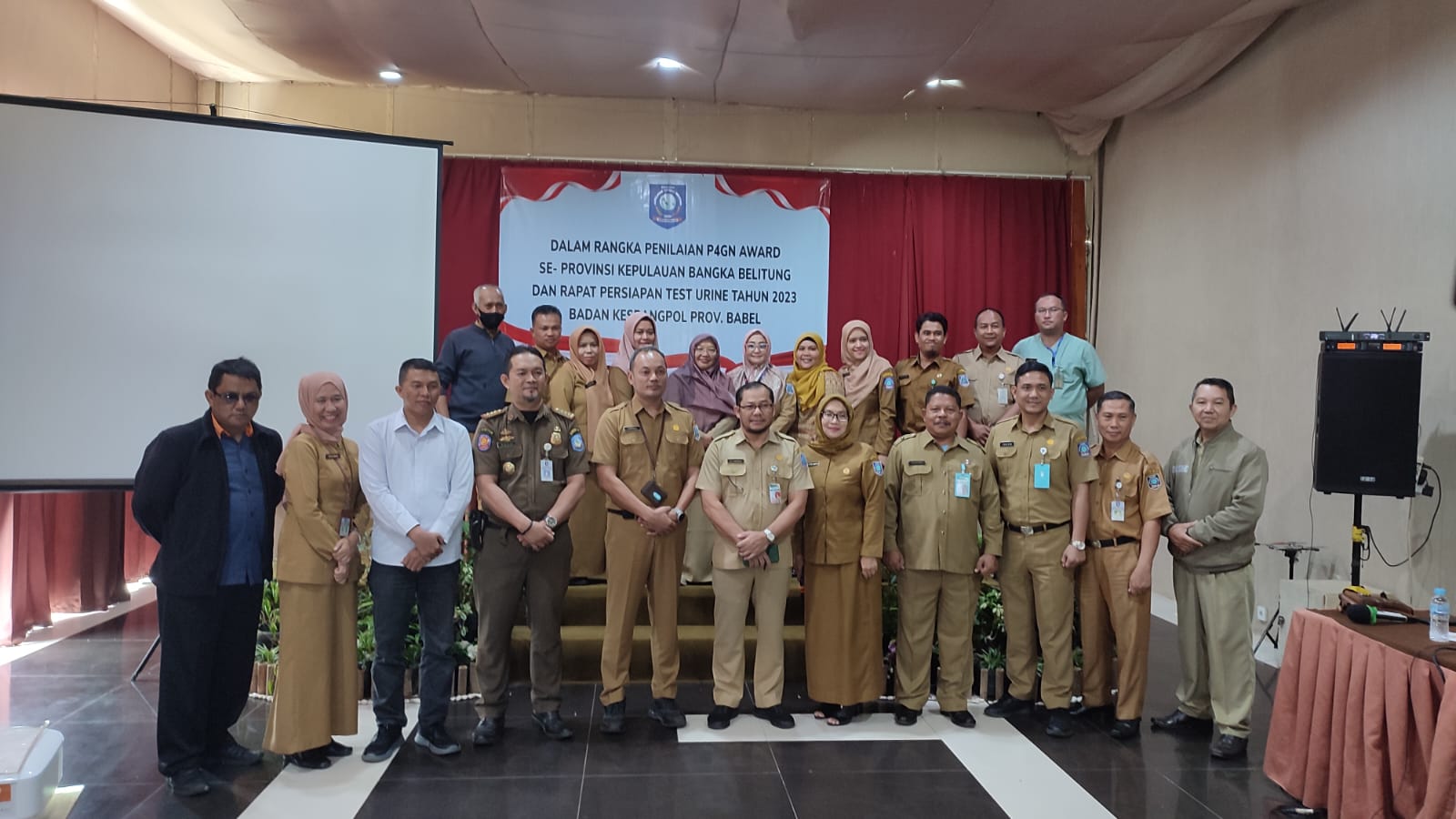 Kesbangpol Babel Sosialisasikan Penilaian P4GN Award dan Persiapan Tes Urine