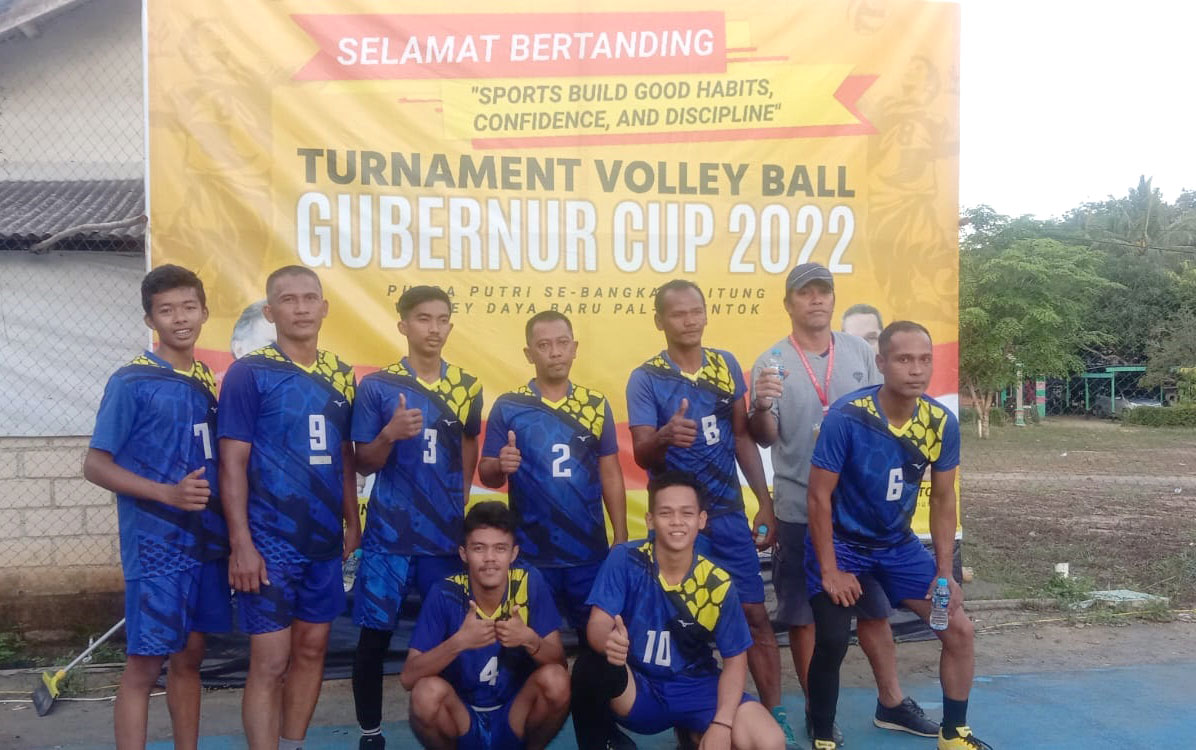 Tim Voli PT Timah Ikut Meriahkan Gubernur Cup Open 2022 