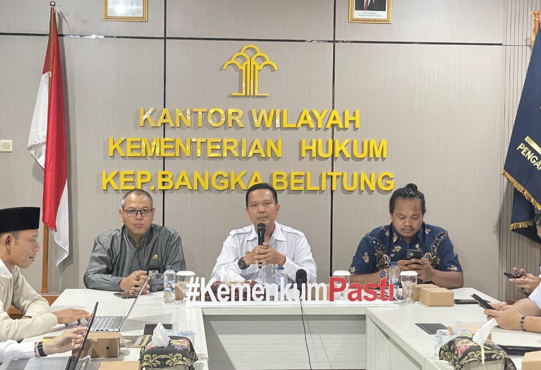 Kanwil Kemenkum Babel Harmonisasikan Ranperda Perlindungan dan Pelestarian Batu Satam