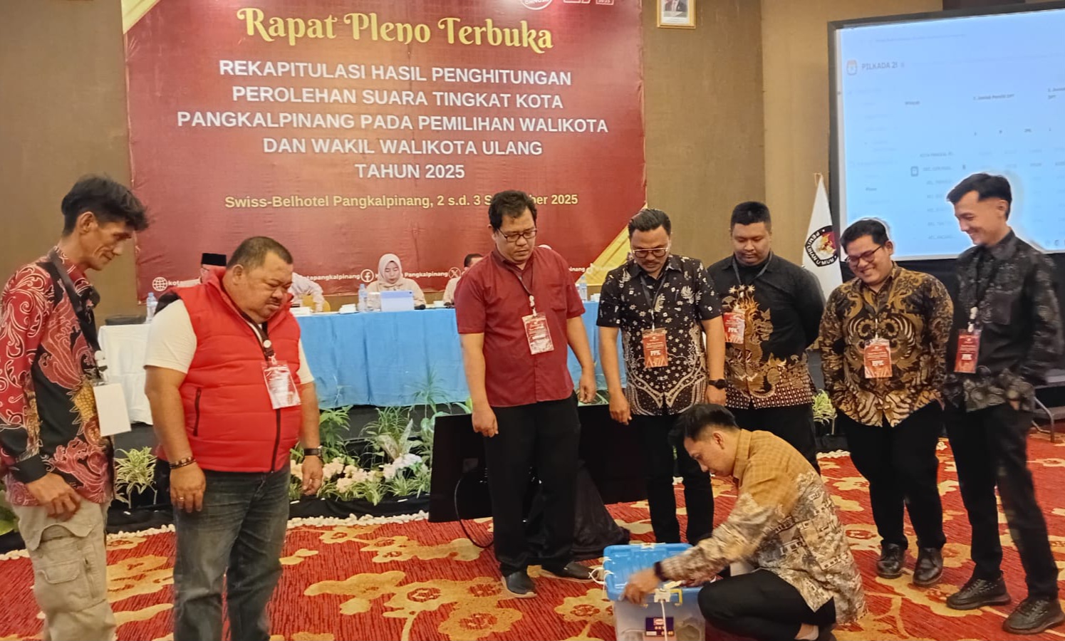 Ini Hasil Rekap Perolehan Suara Tingkat PPK Pilkada Pangkalpinang, Udin-Desi Unggul di 7 Kecamatan
