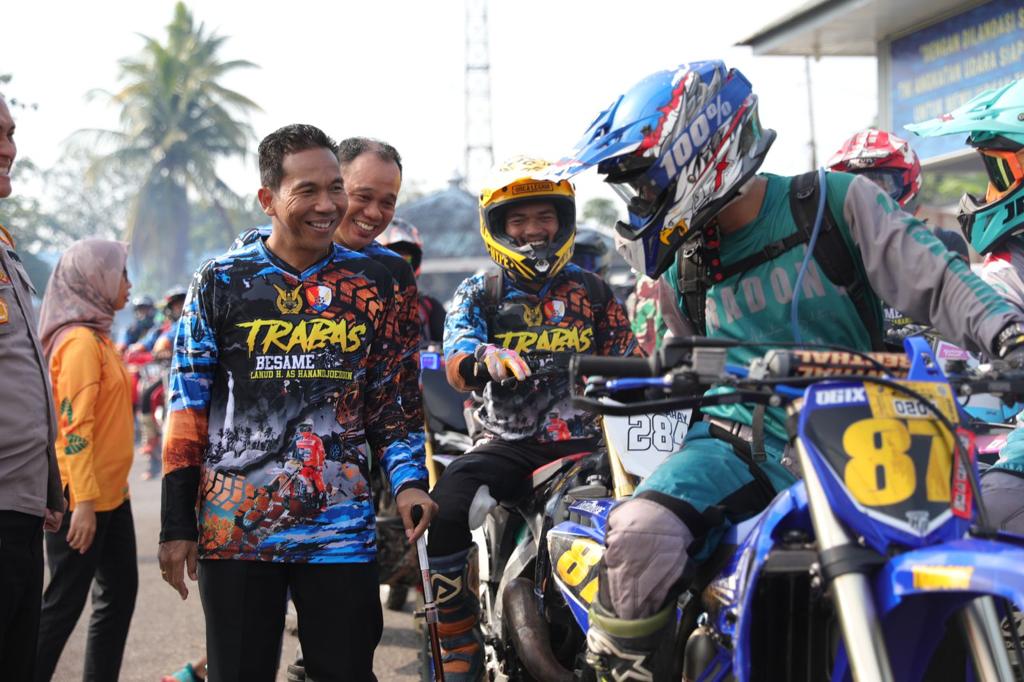 Ratusan Rider Trail Babel Jajal Kemampuan di Even “Trabas Besame” 