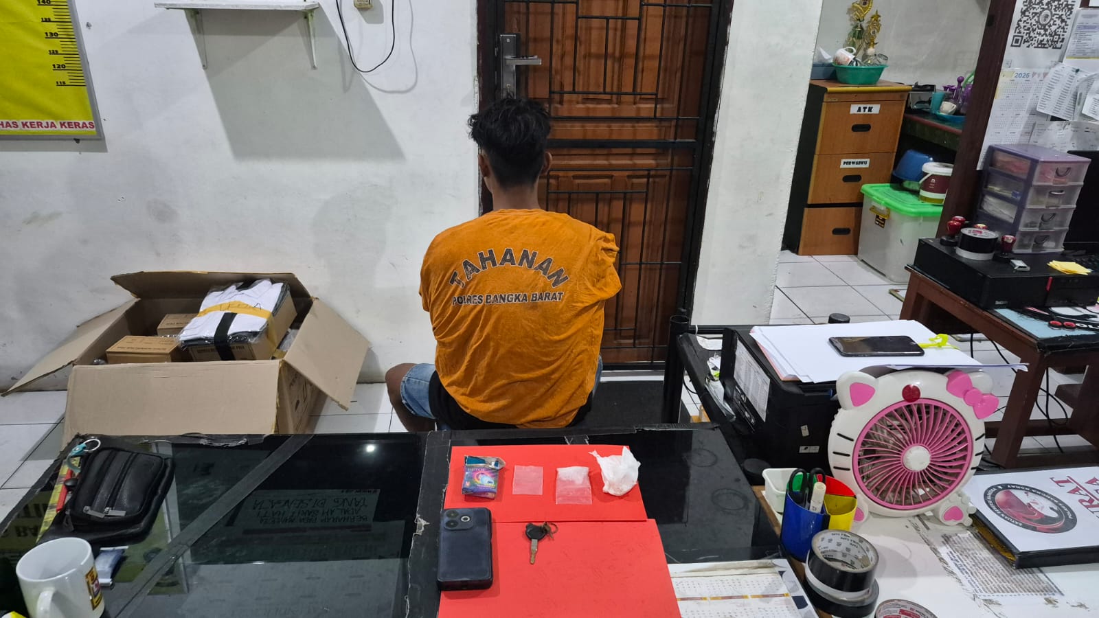 Polres Bangka Barat Amankan BD Sabu Disimpan di Kebun Sawit
