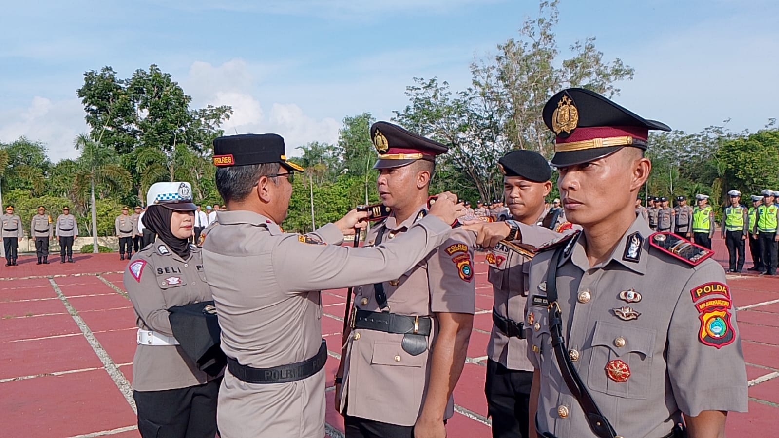 5 Perwira Polres Bangka Barat Diganti  