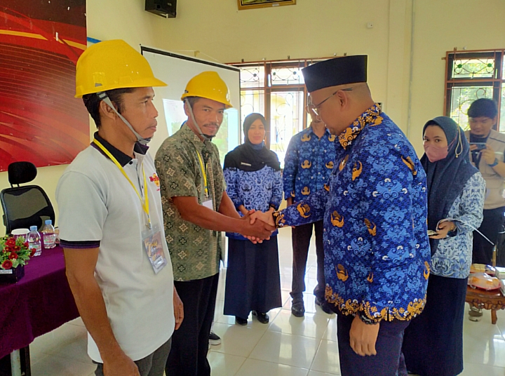 Tingkatkan Mutu Pelayanan Jasa Konstruksi, DPUTRP Bangka Tengah Terapkan Uji Sertifikasi