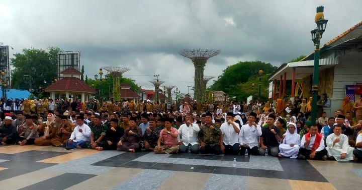 Jaga Kondusifitas, Forkopimda Basel Kompak Gelar Doa Bersama di Alun Alun Toboali Untuk Negeri