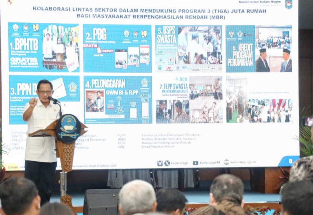 Mendagri Ajak Perguruan Tinggi Dukung Program Tiga Juta Rumah