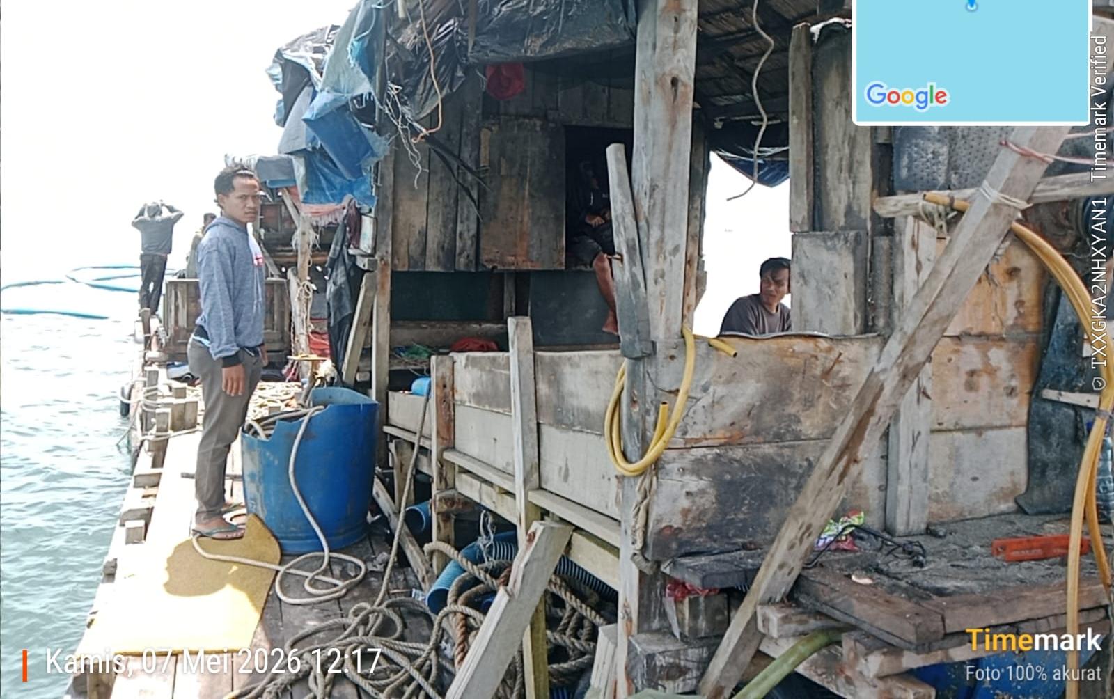 Membandel, 6 Ponton Selam dan 19 Pekerja Tambang Ilegal Diamankan Polres Babar