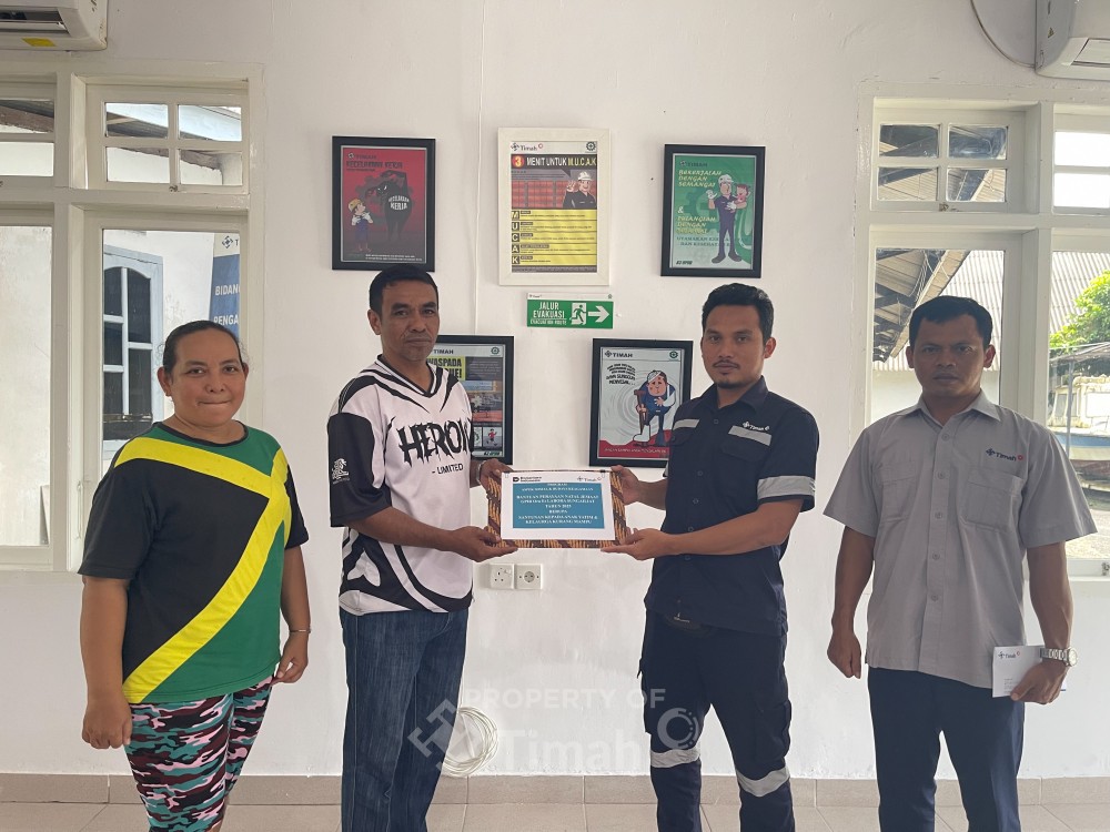 PT Timah Tbk Salurkan Bantuan Perayaan Natal GPIB Ora Et Labora Sungailiat   