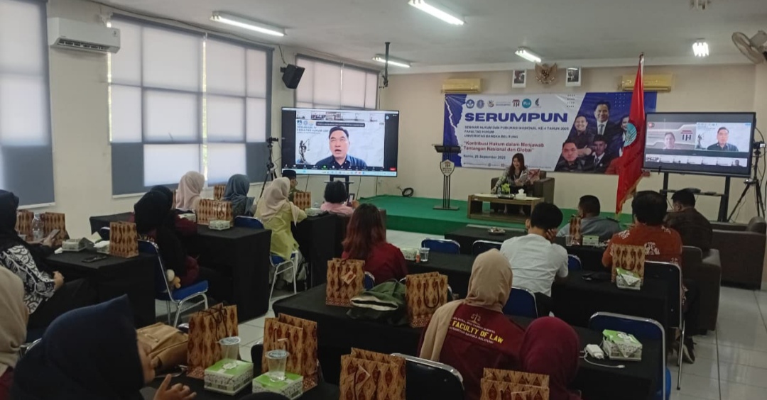 FH UBB Gelar Seminar Hukum 2025 Bersama 34 Peniliti Dari Berbagai Kampus di Indonesia