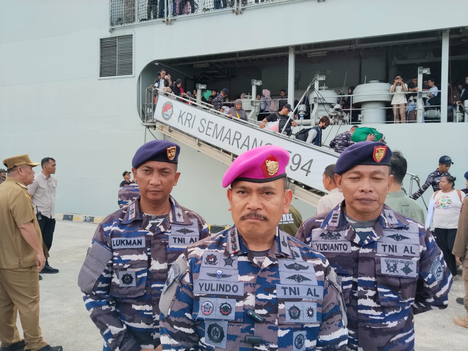 Lanal Babel Ikut Dukung Mudik Gratis, Bantu Ribuan Warga Bangka dan Belitung Pulang Kampung